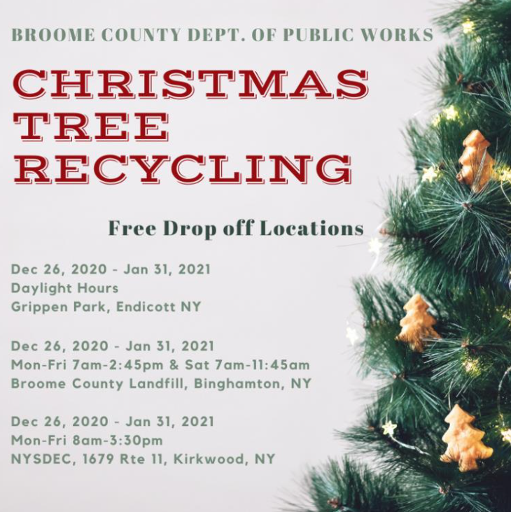Christmas Tree Recycling Broome County